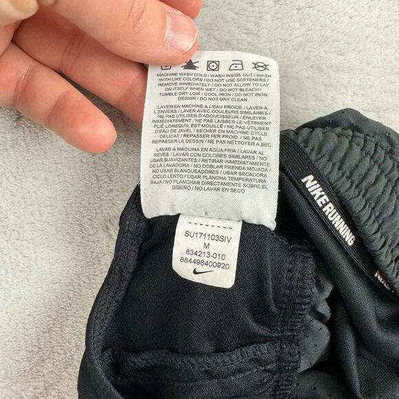 Nike Running Shorts Mens Medium Black Lightweight Performance Flex 7" Inseam - Picture 8 of 12